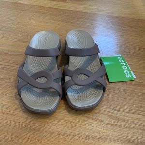 Croc sandals size 7.